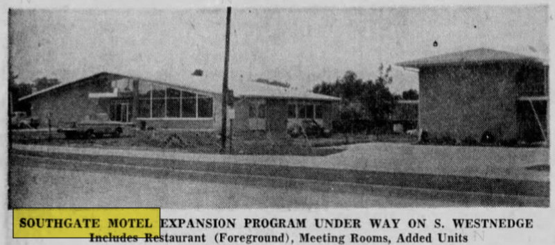 Southgate Motel - Oct 08 1961 Article
